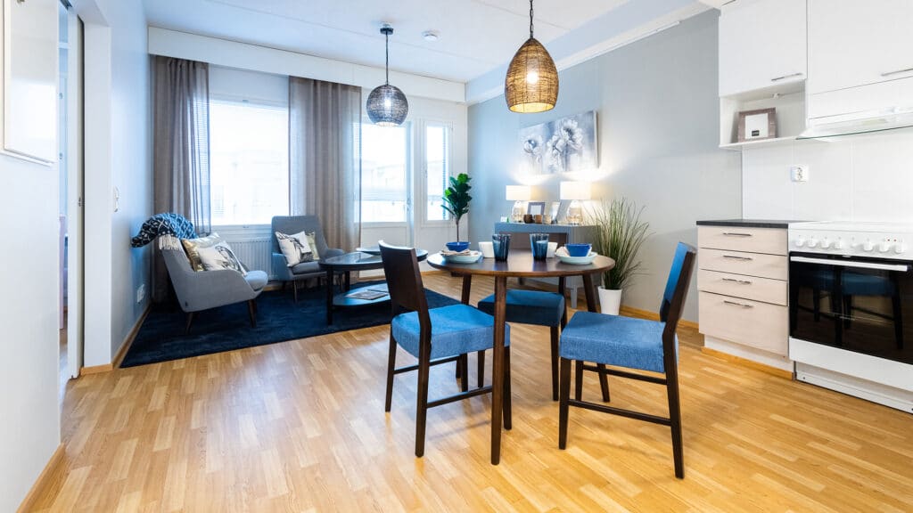 Tilavaa asumista Saga Lakeudenlinnassa Seinäjoella.