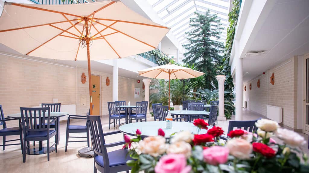 Ravintolassa Palvelutalo Saga Kanalinranta