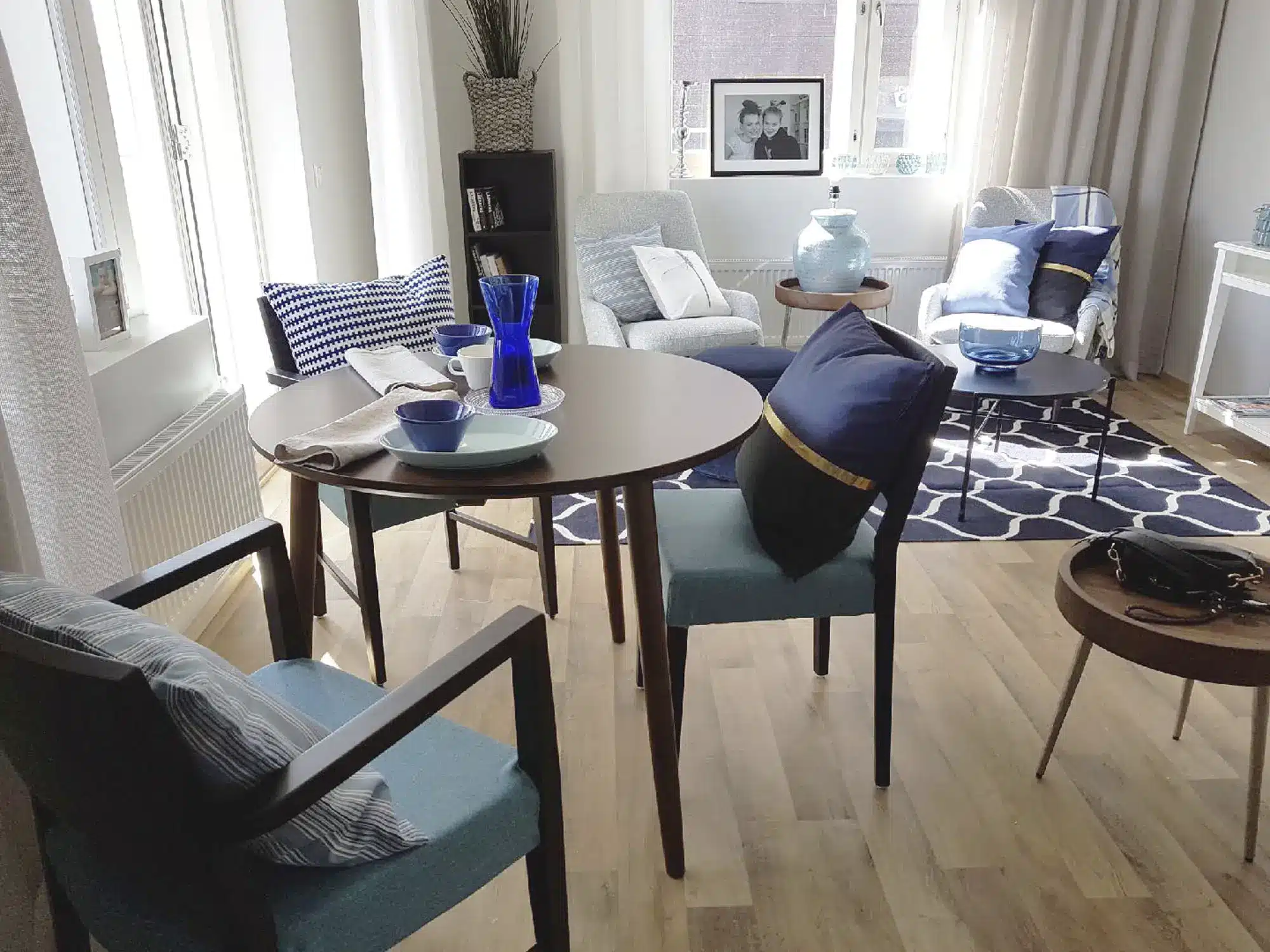 Kuva Sata Gorilinna malliasunnon oleskelutilasta